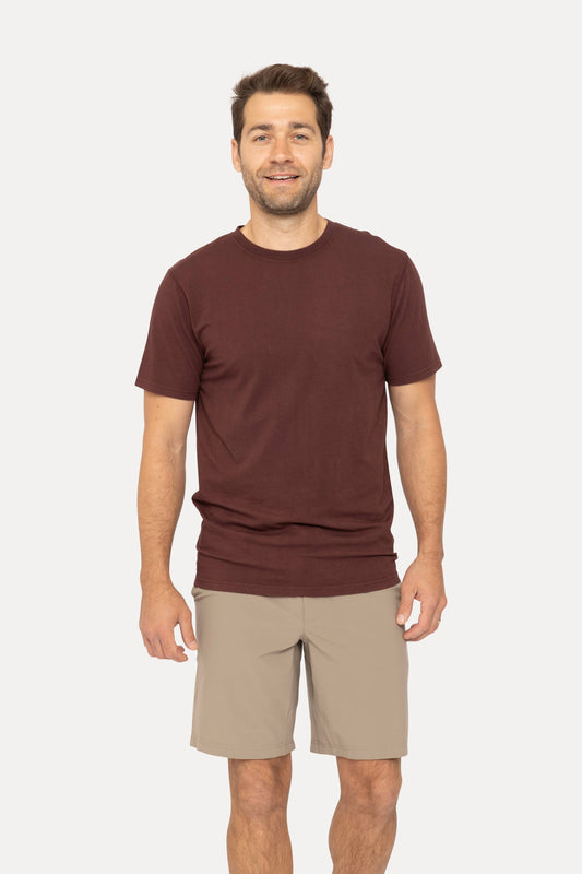 Pima Cotton Blend Short Sleeve Tee