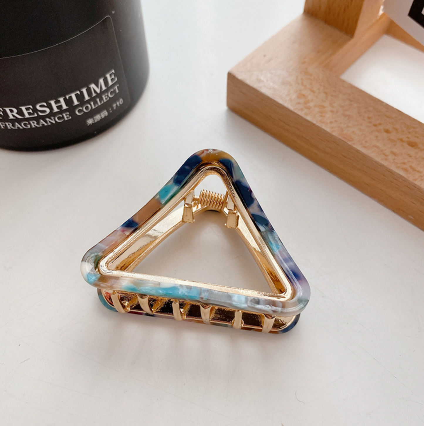 Triangle Gold Hair Clip