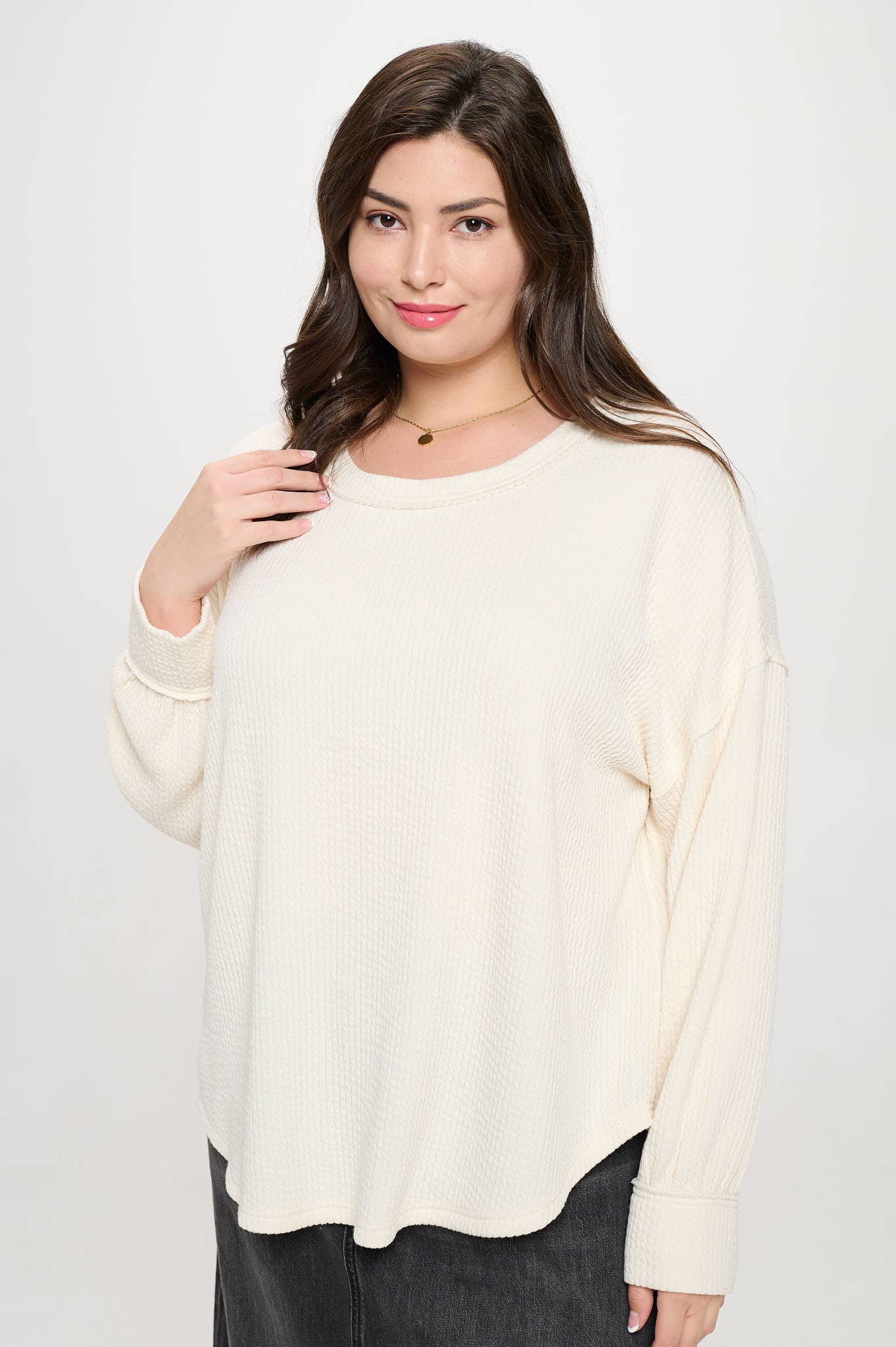 LONG SLEEVE SWEATER TOP