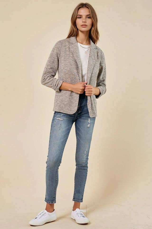 KNIT BLAZER