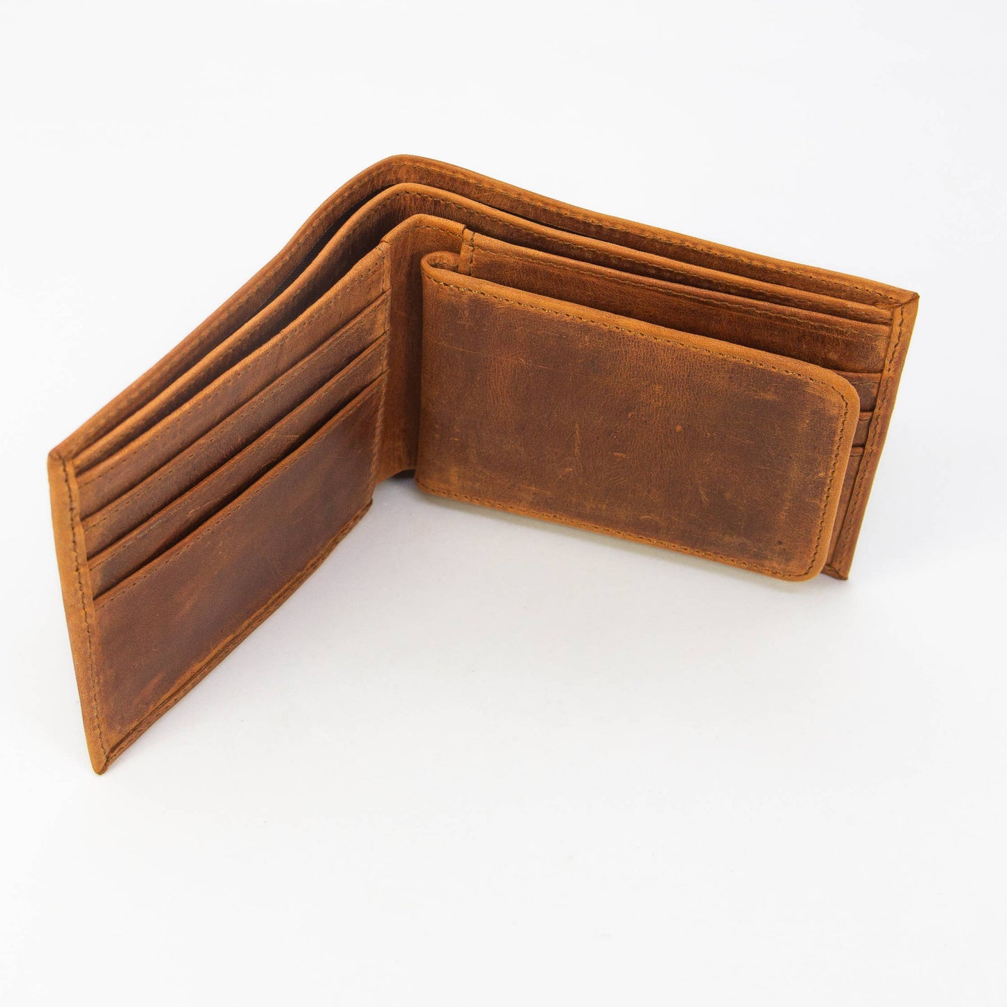 Leather Wallet  Saddle Brown