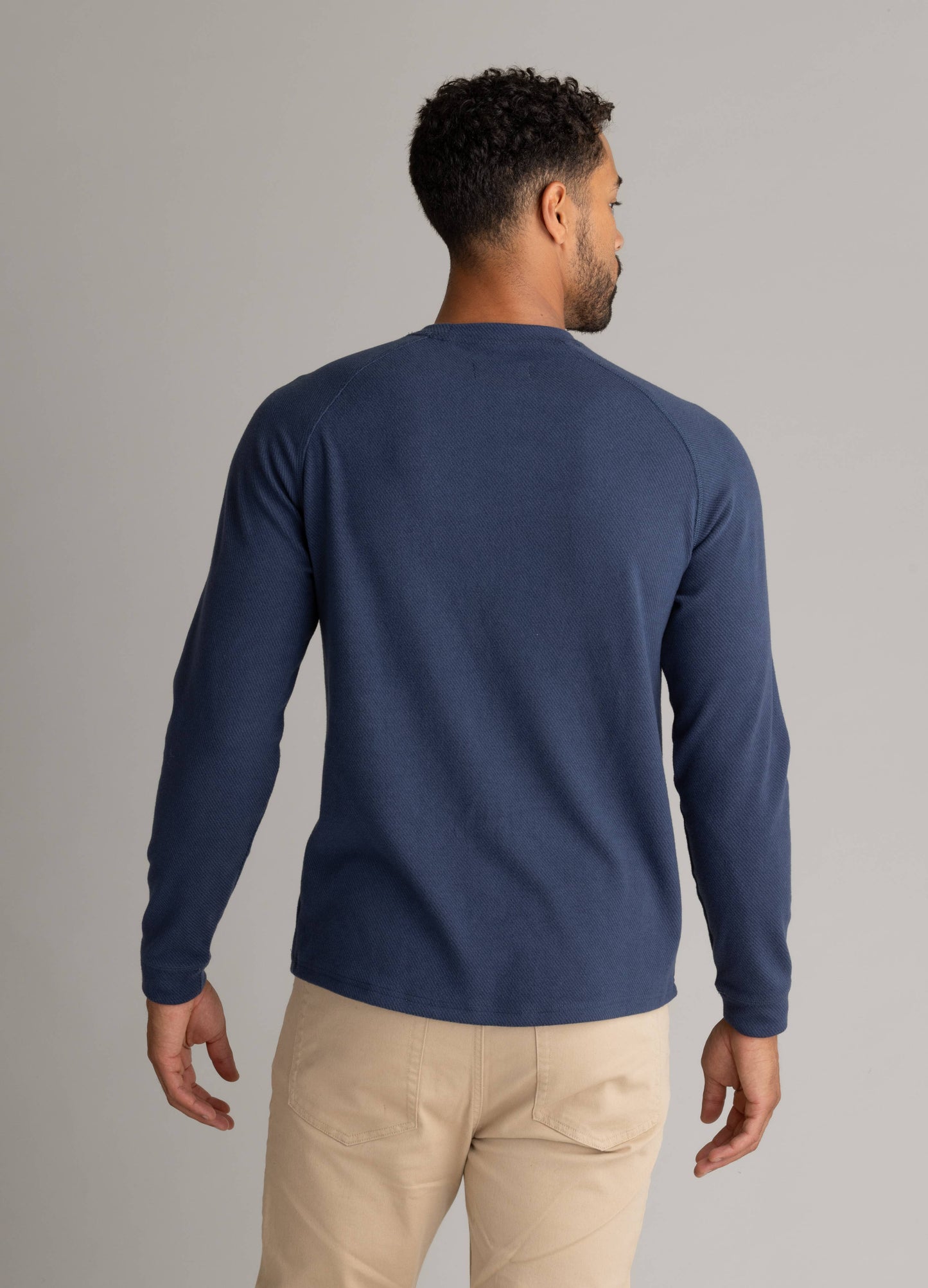 Men's Lichen Stretch Flannel Raglan Crew