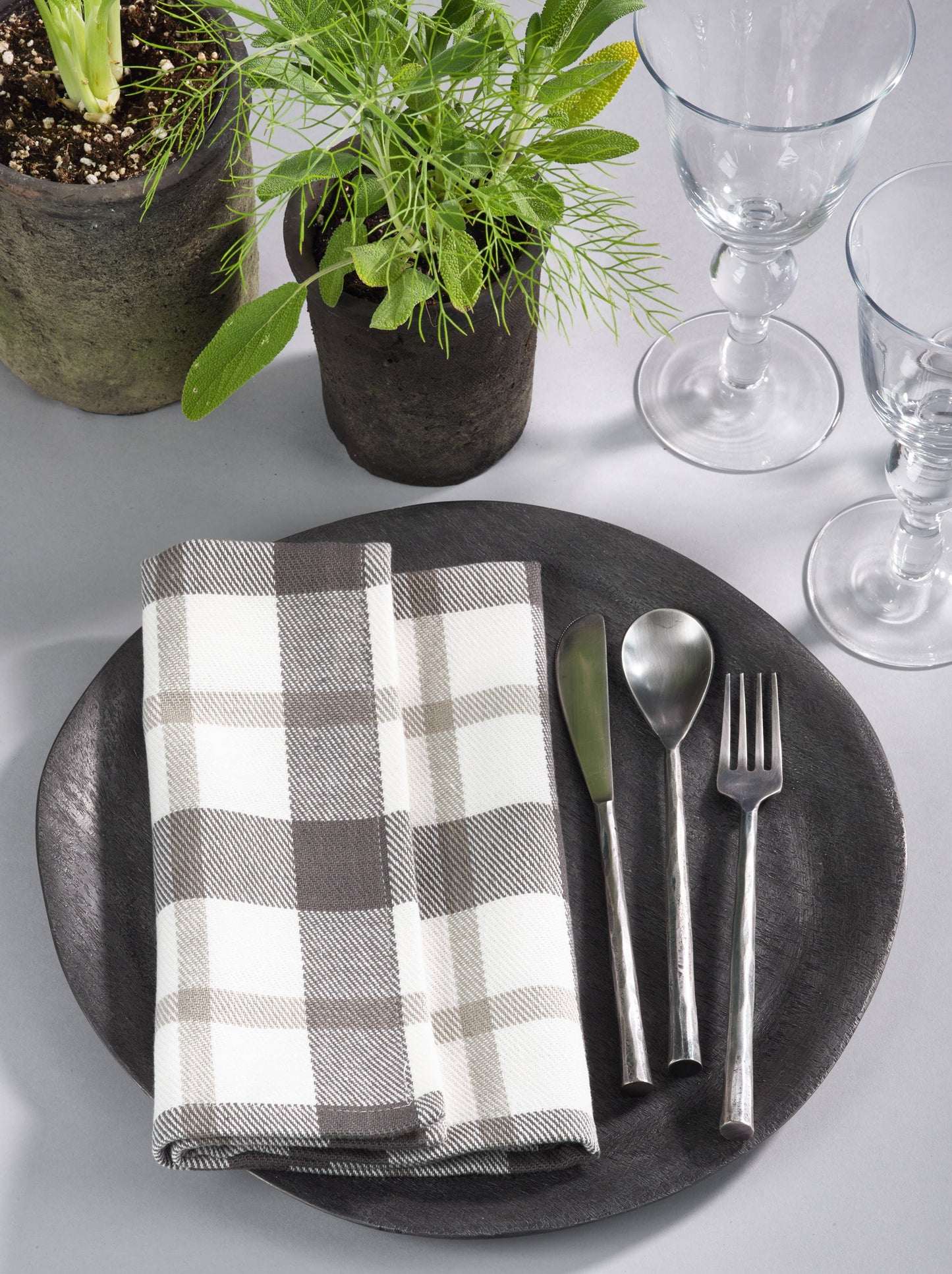 Plaid Napkin - Classical Plaid Pattern