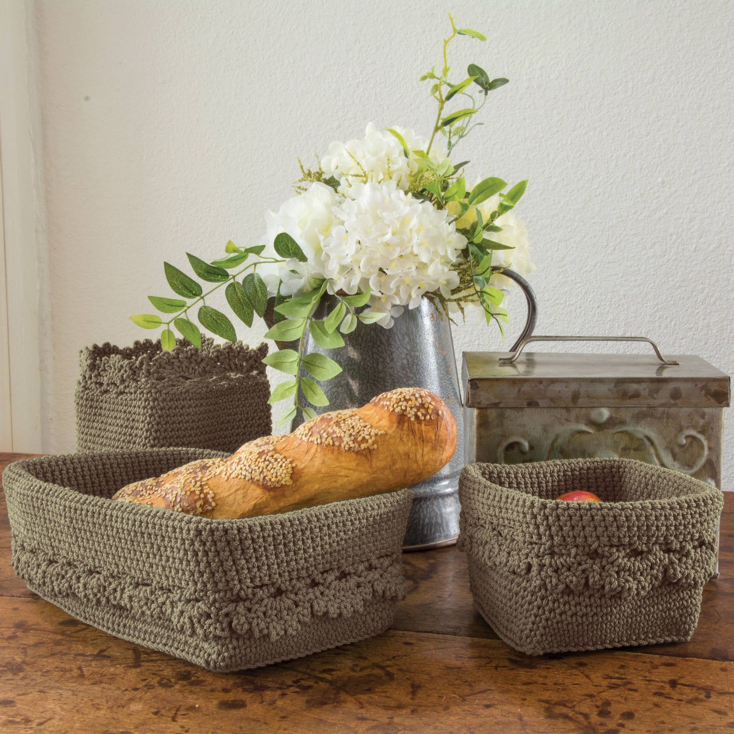 Trim Crochet Basket