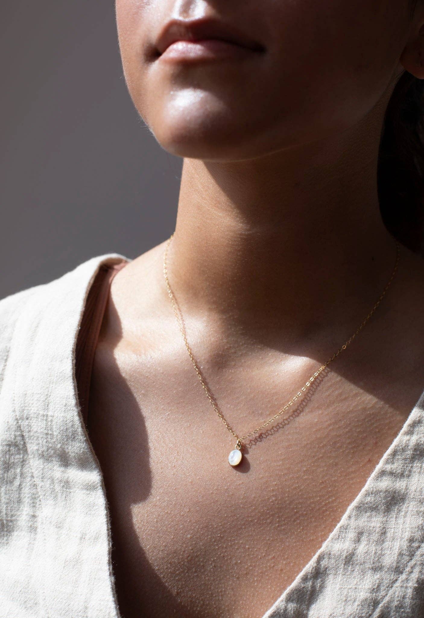 Aurelia Pendant Charm Necklace | 14k Gold Fill 