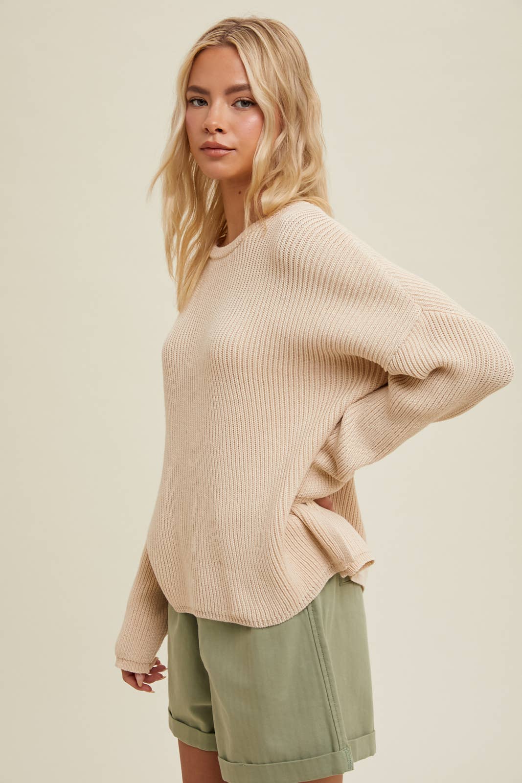 RIBBED SWEATER