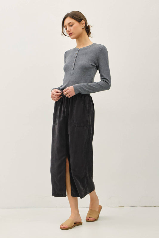 Tencel Midi Skirt