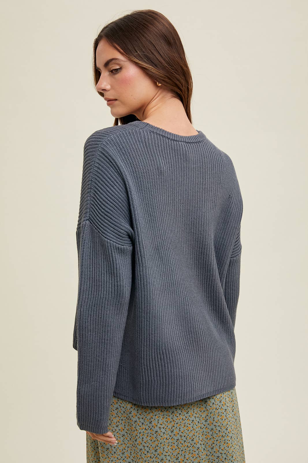 RIBBED SWEATER