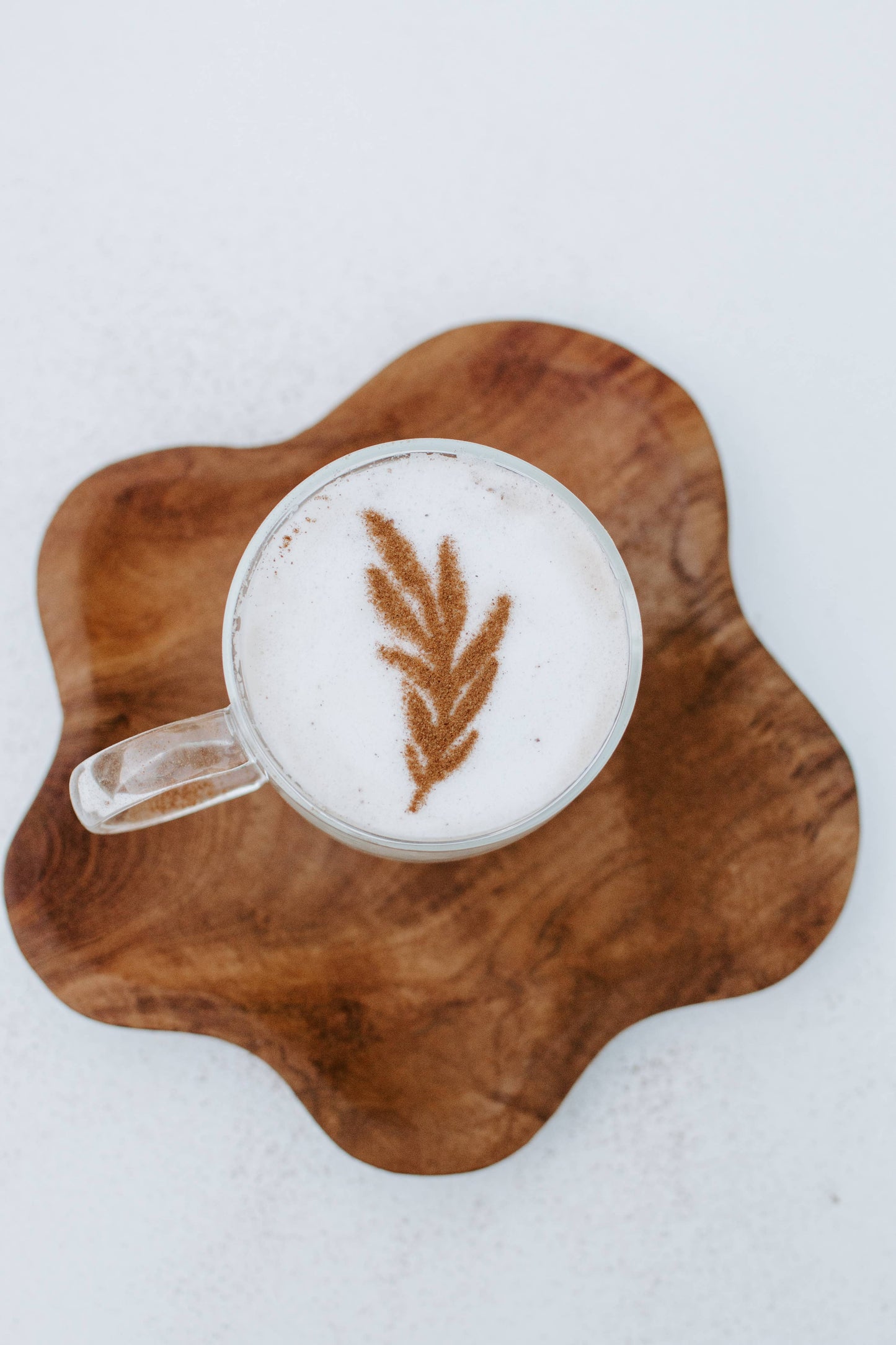 Olive Branch Latte Art Stencil