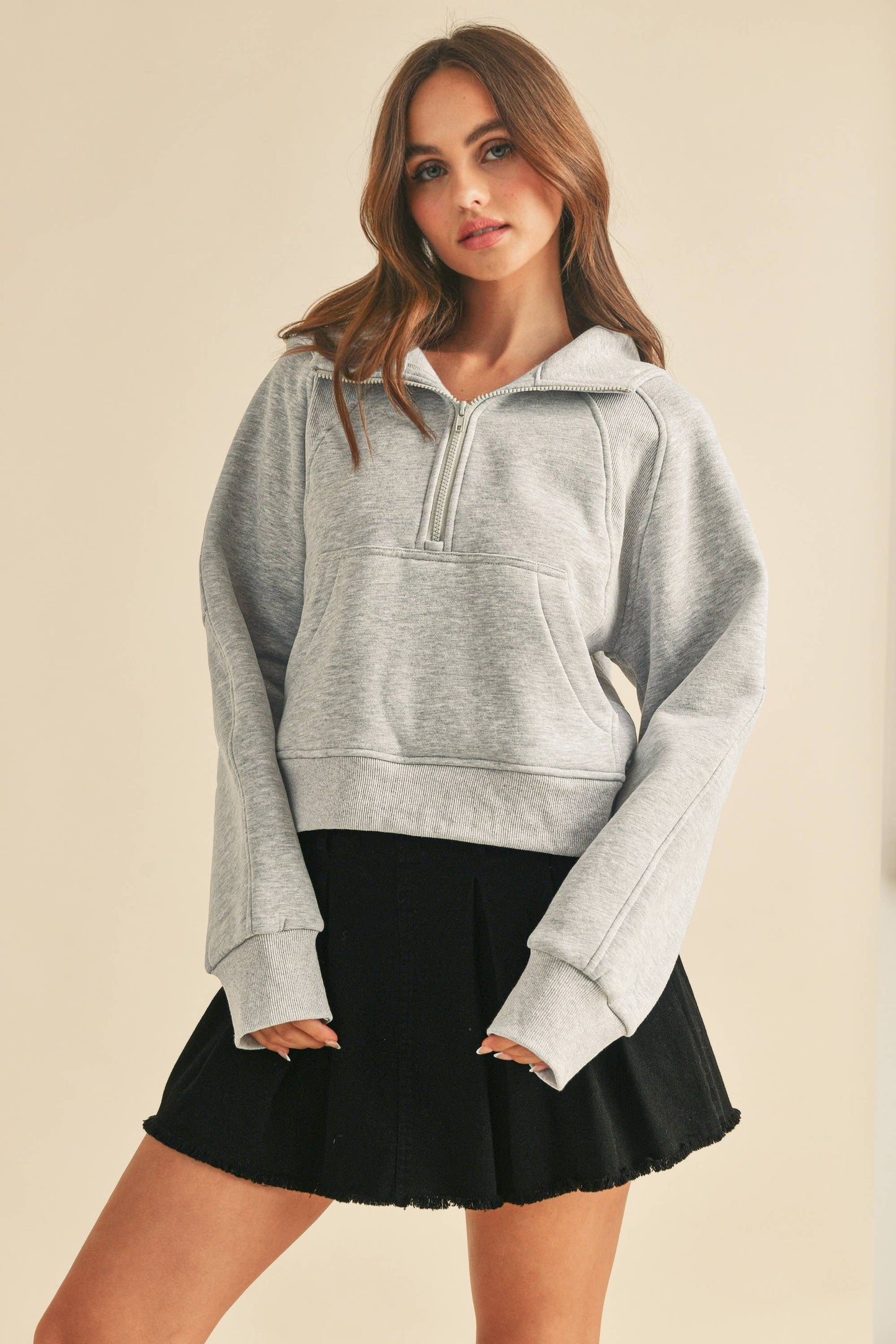 946CK Drea Half-Zip Hoodie