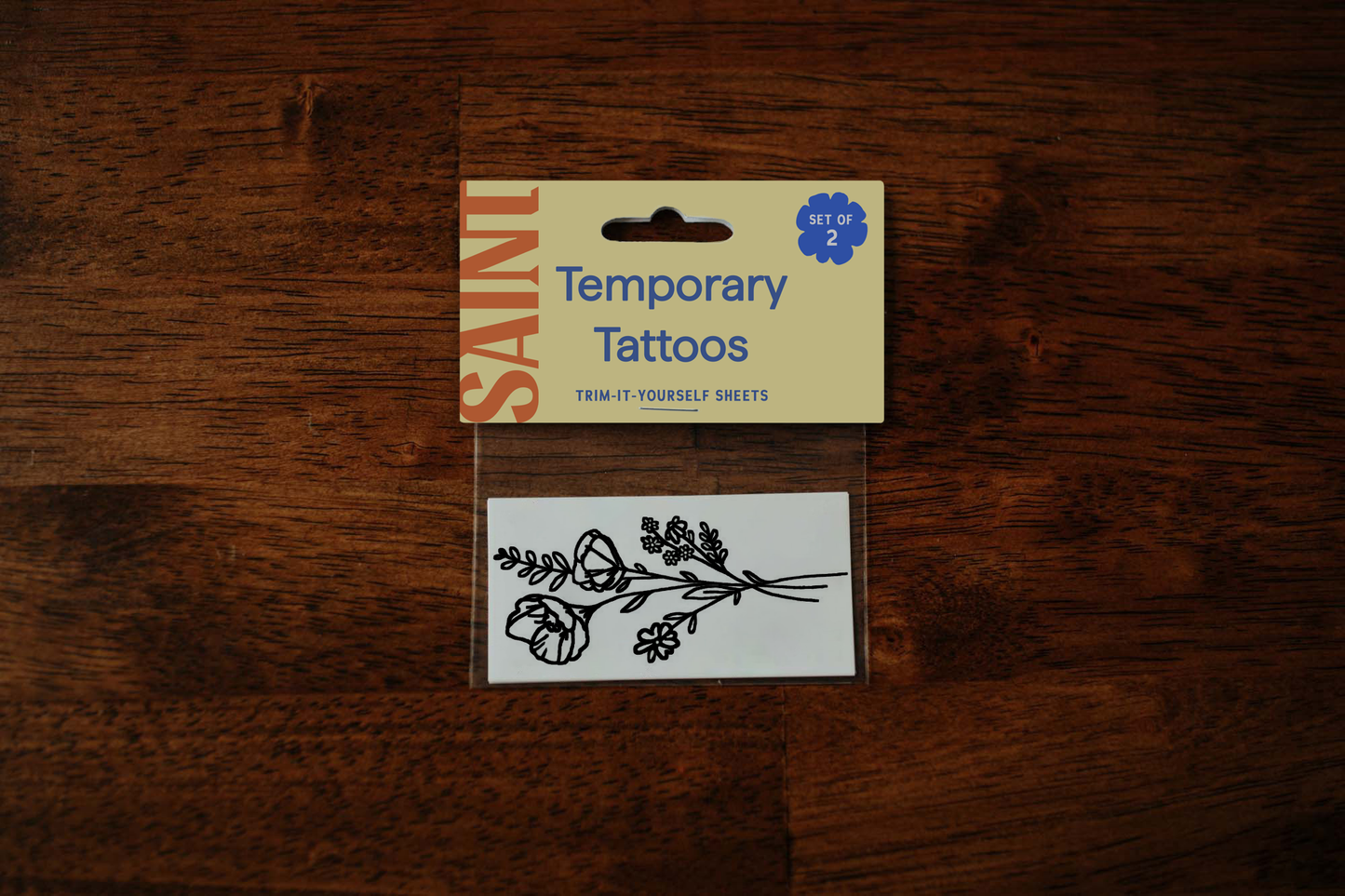 Wildflower Temporary Tattoos