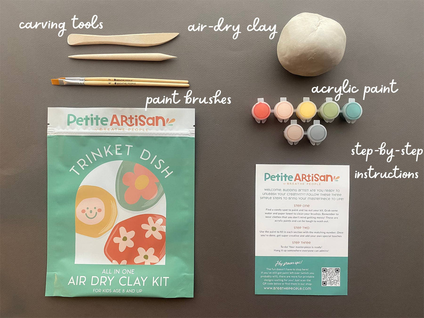 Kids DIY Clay Kit — Trinket Dishes