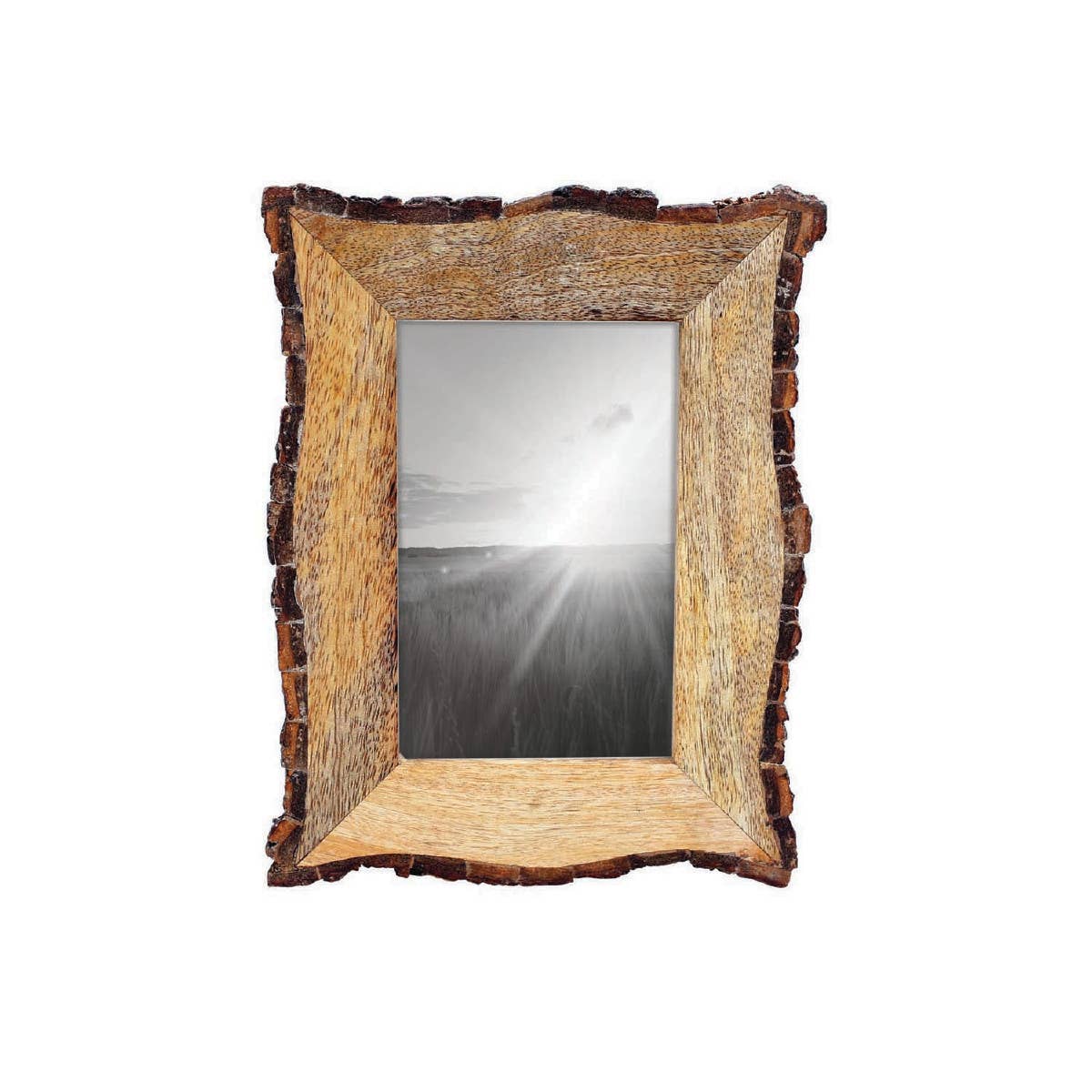 Rustic Live Edge 4x6 Picture Frame