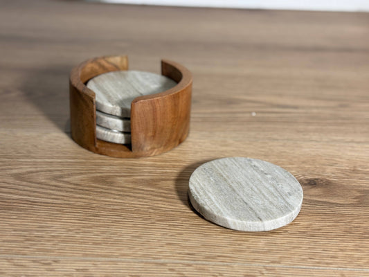 Marble Coasters-Set of 4