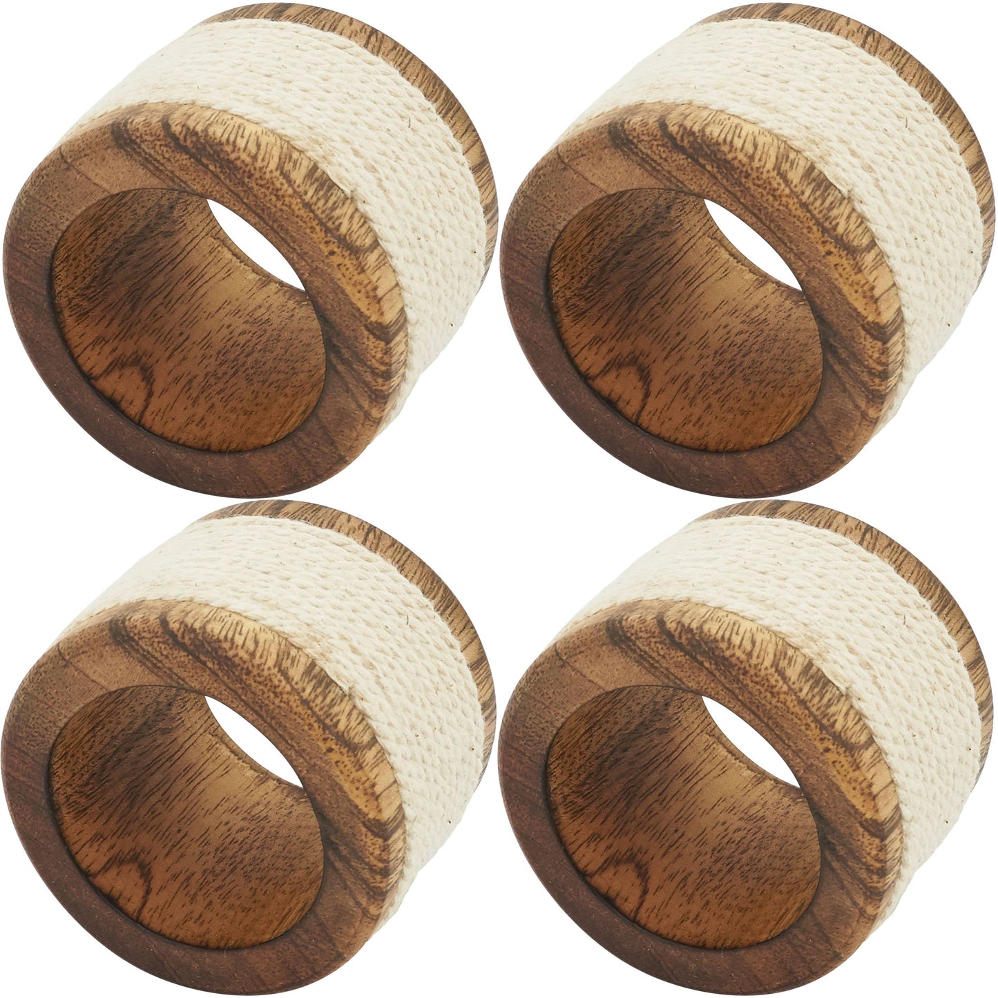 Wood W Napkin Ring