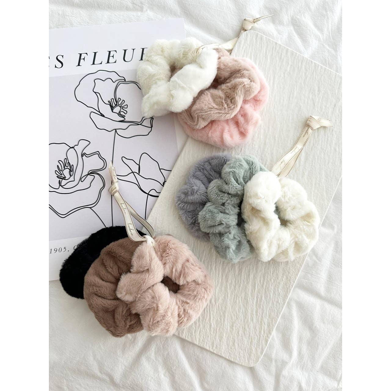 Fuzzy Scrunchies