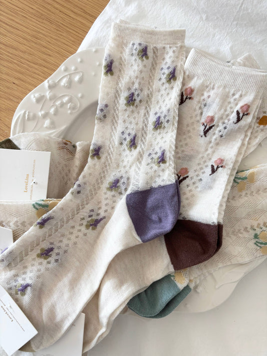 Flower Garden Socks