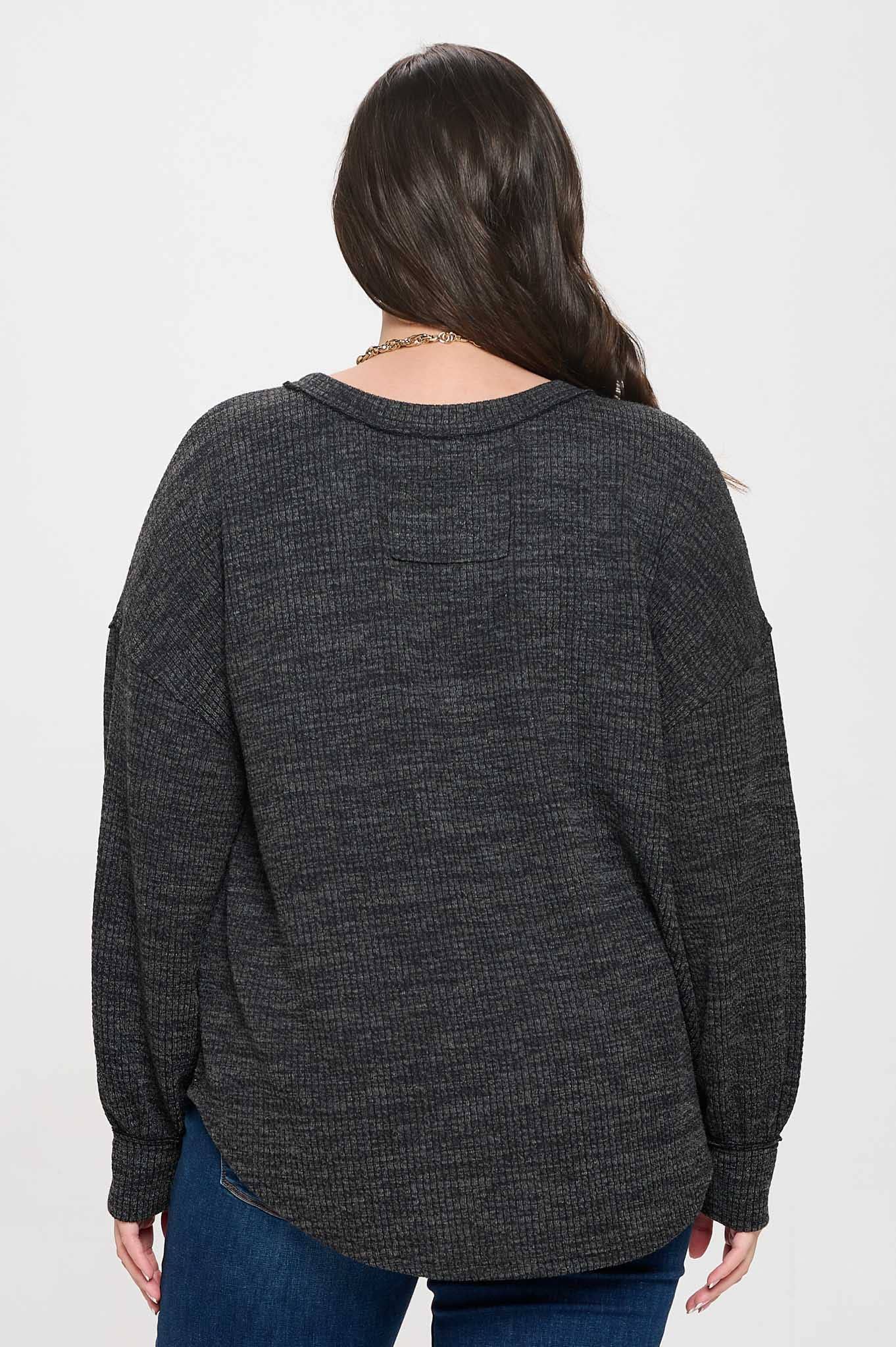 LONG SLEEVE SWEATER TOP