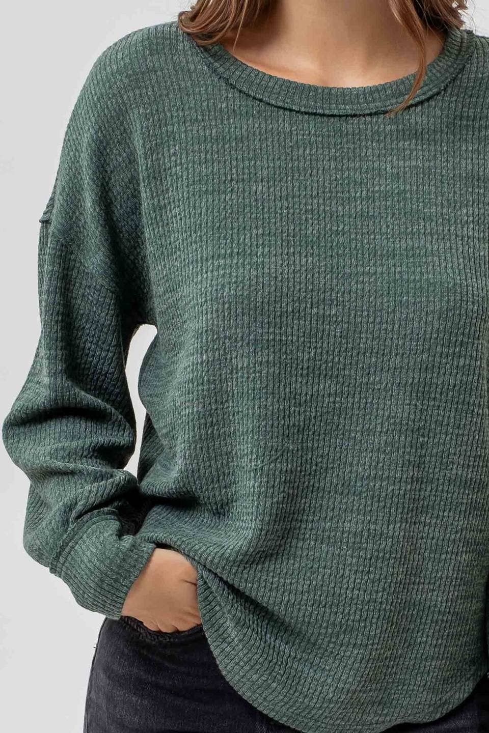 LONG SLEEVE SWEATER TOP