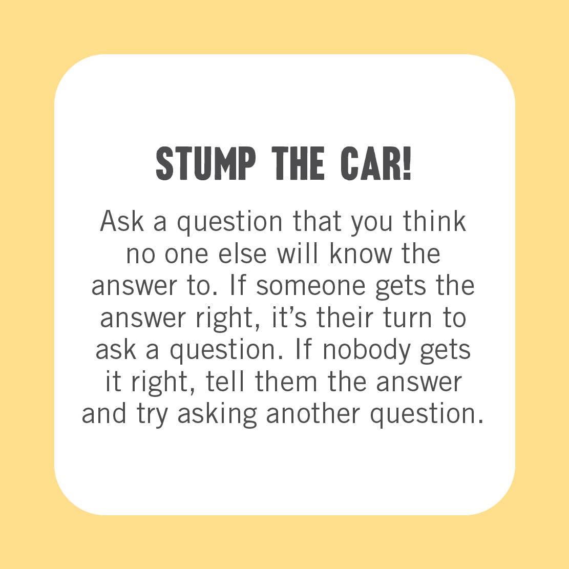 On-the-Go Amusements: 50 Cool Things to Do in the Car