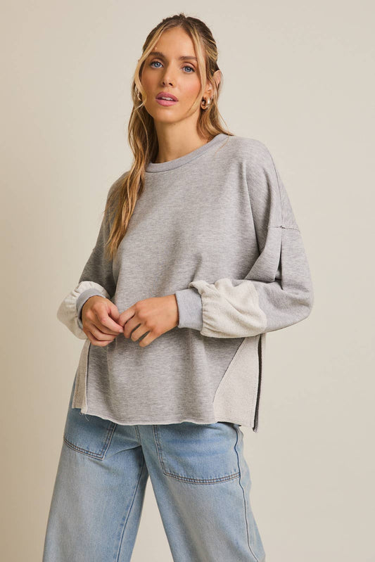 Raw Edge Sweatshirt