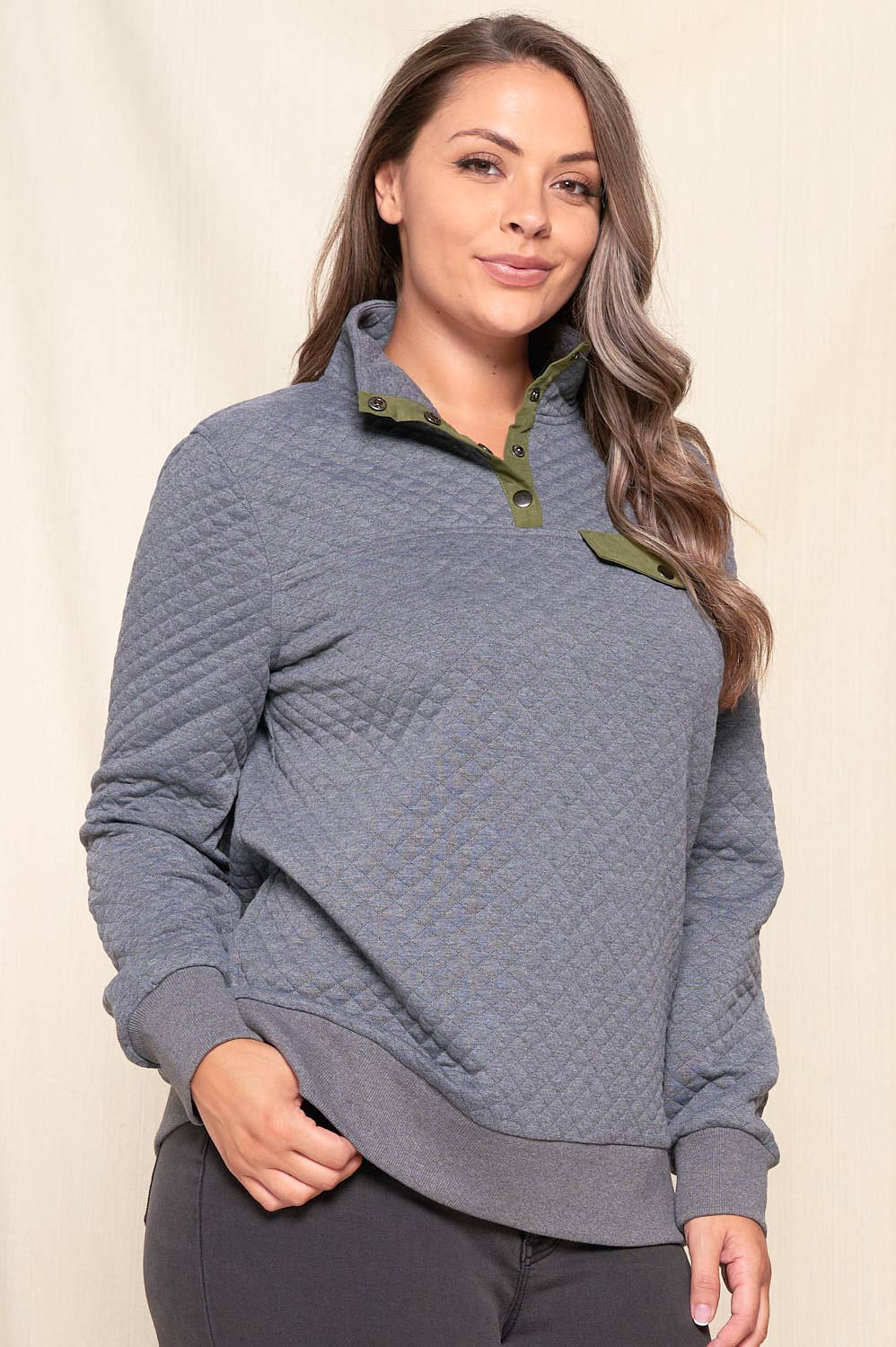 DIAMOND PULL OVER - 13497TPL