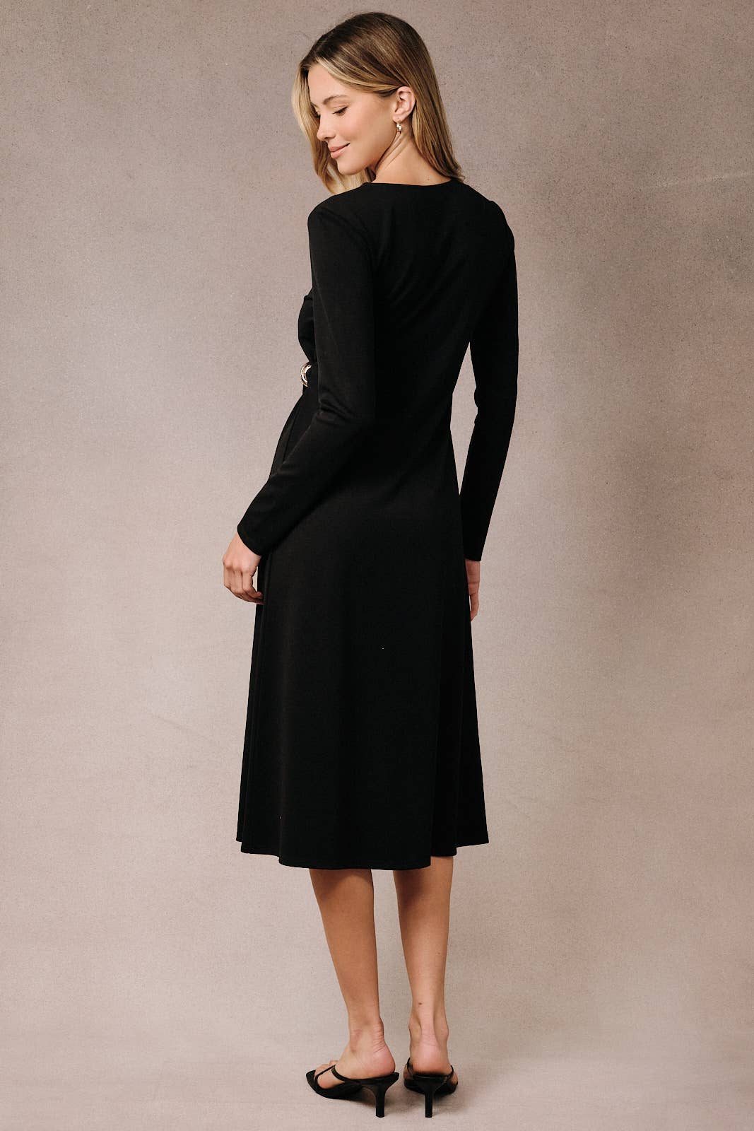 V Neck Wrap Dress