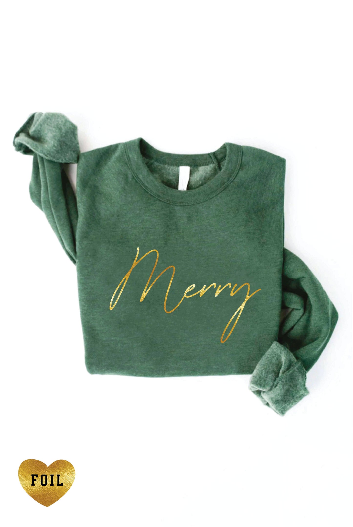 MERRY FOIL Graphic Sweatshirt