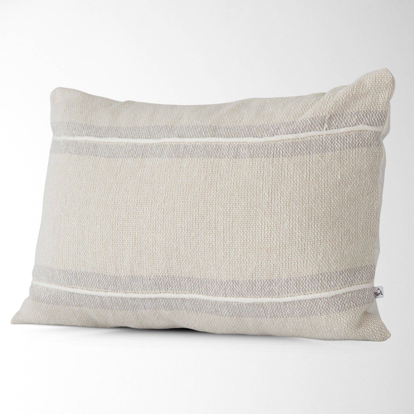 Striped Textured Pillow Cover