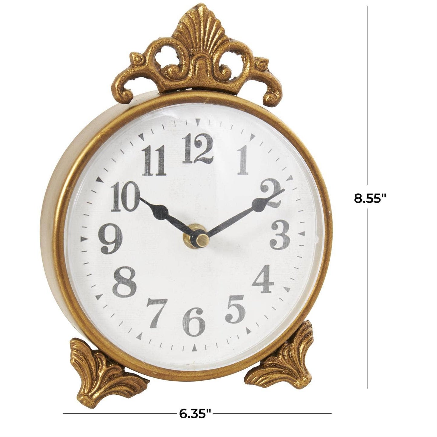 Ornate Gold Table Clock