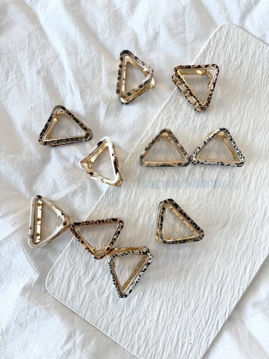 Triangle Gold Adorable Hair Clip