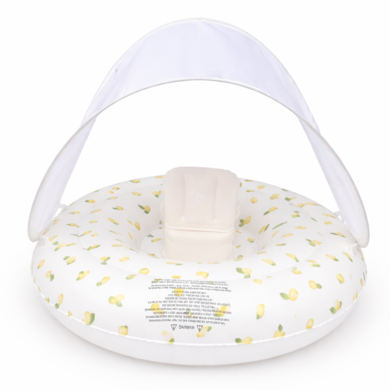 Baby Swim Seat with Sun Canopy (Lemons)