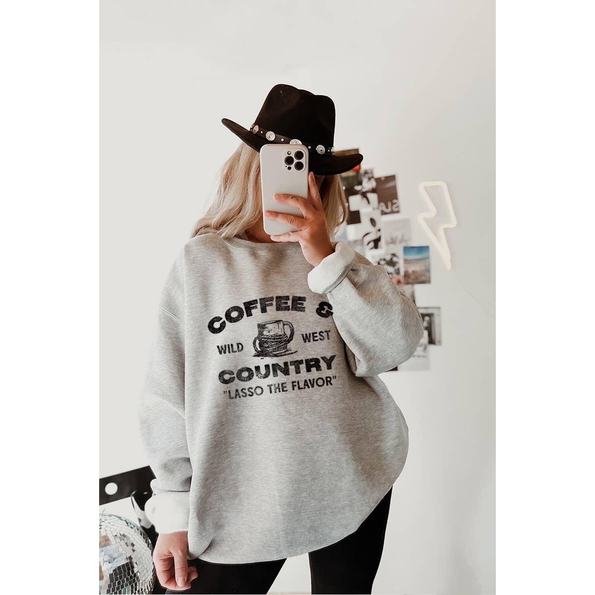 COFFEE VINTAGE GRAPHIC  SWEATSHIRTS