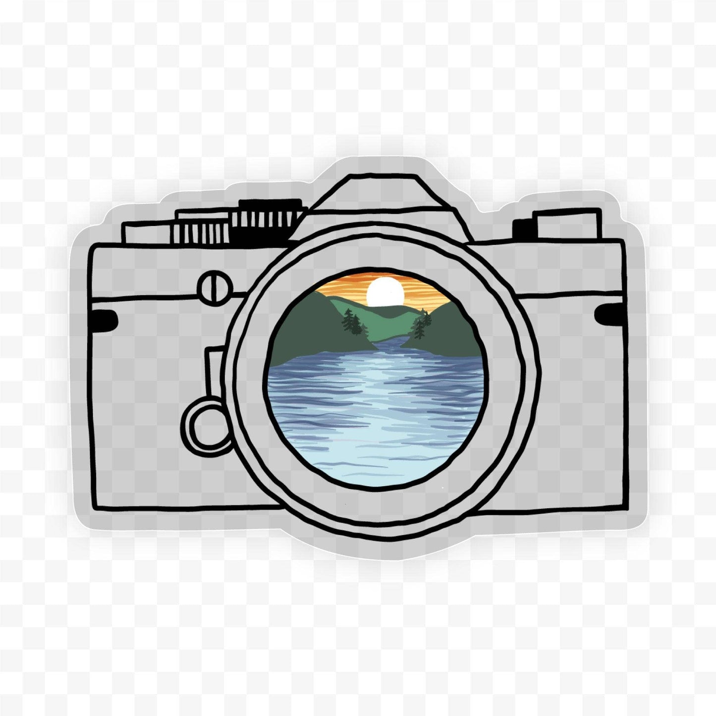 Camera Nature Clear Sticker