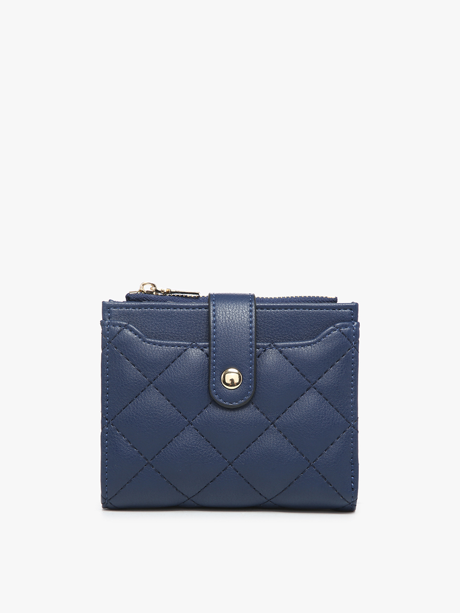 WL2228 Melody Quilted Zip Top Wallet