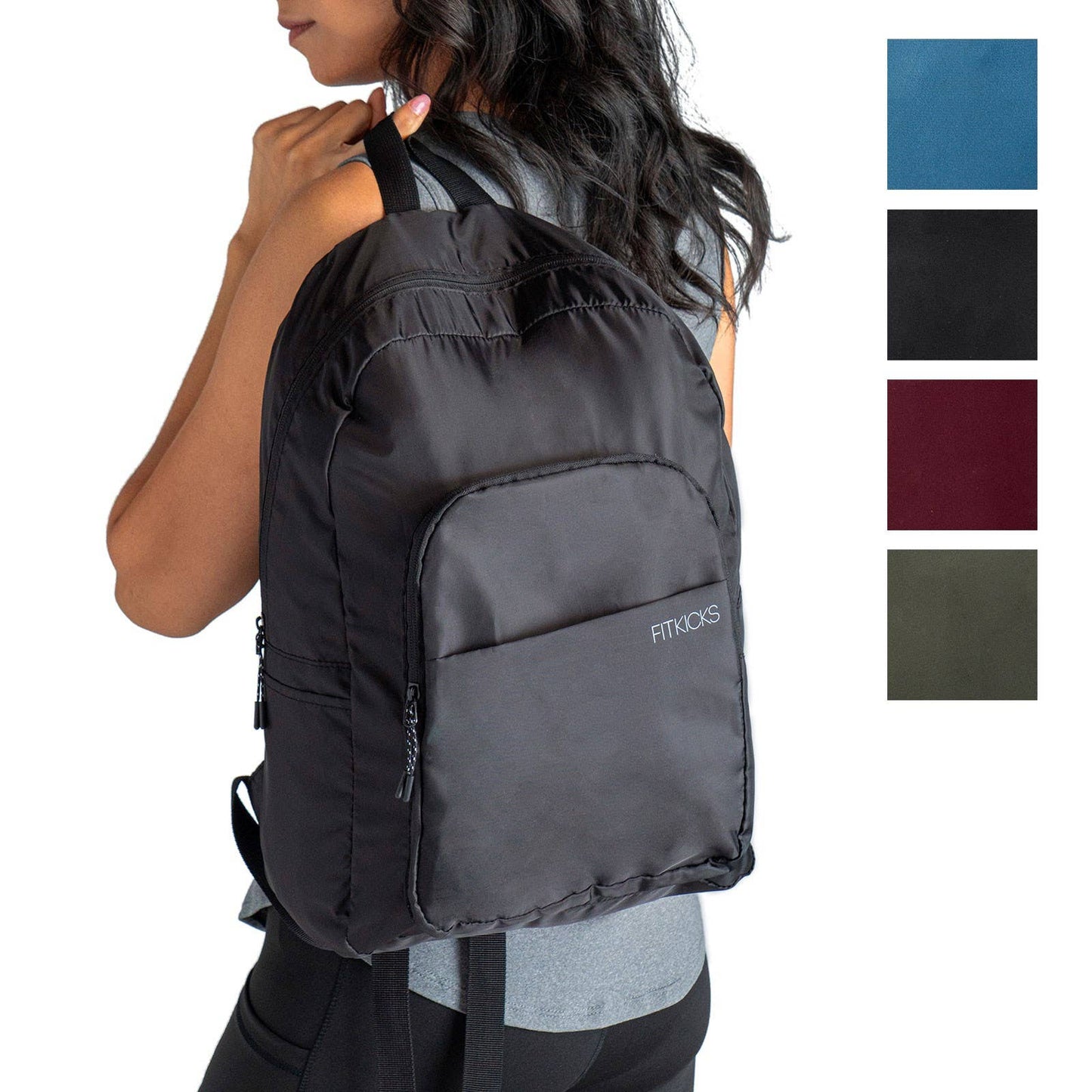 FITKICKS Hideaway Packable Backpack Open Stock