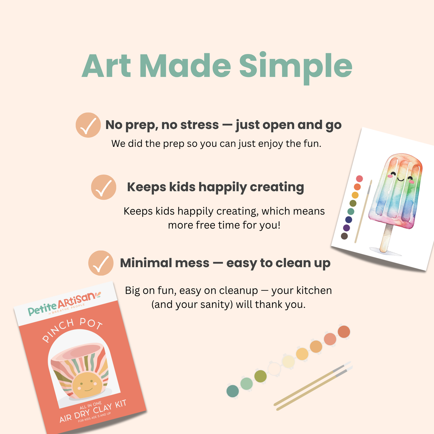 Kids DIY Clay Kit — Trinket Dishes