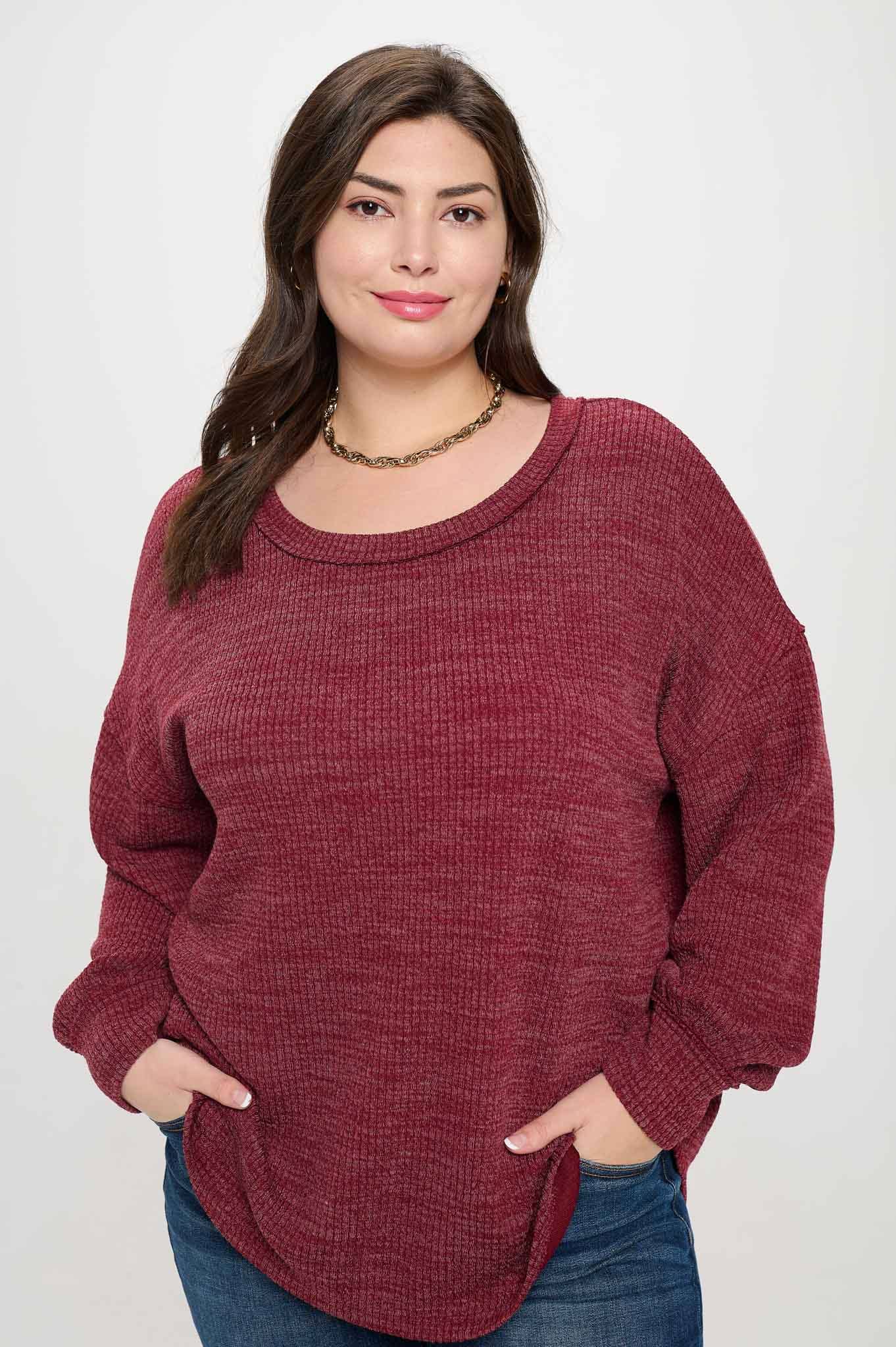 LONG SLEEVE SWEATER TOP