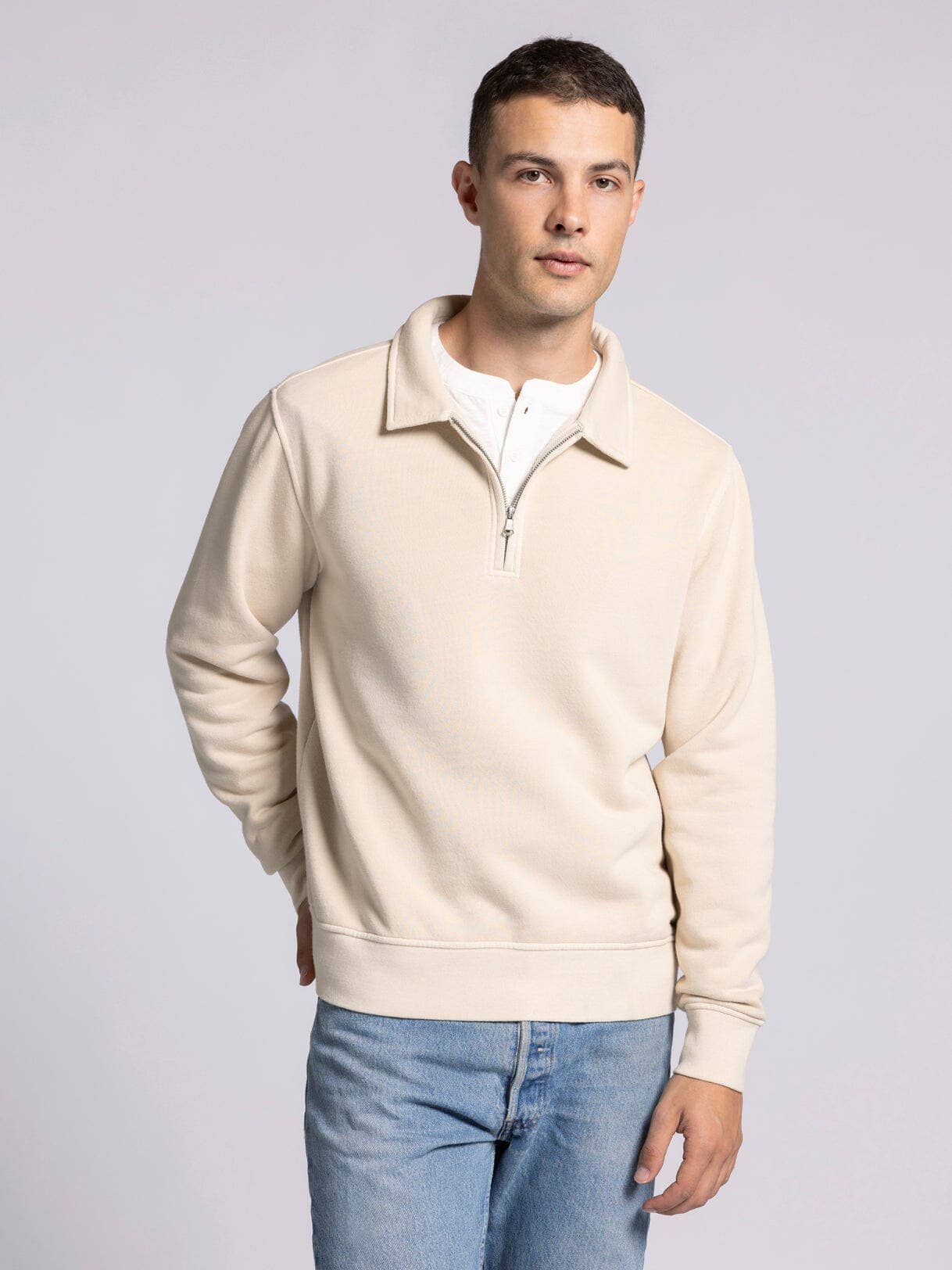 SURPLUS QUARTER ZIP - Half Zip Pullover