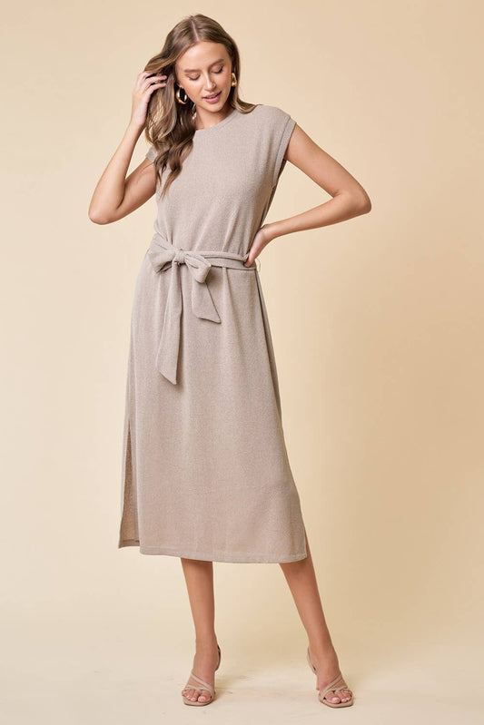 MIDI KNIT DRESS - 27466D