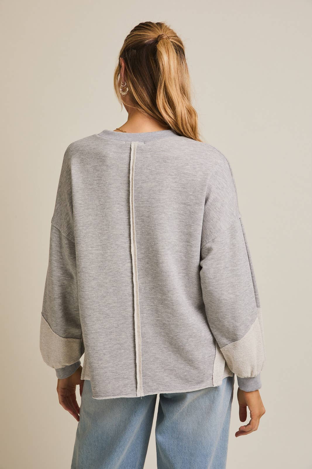 Raw Edge Sweatshirt