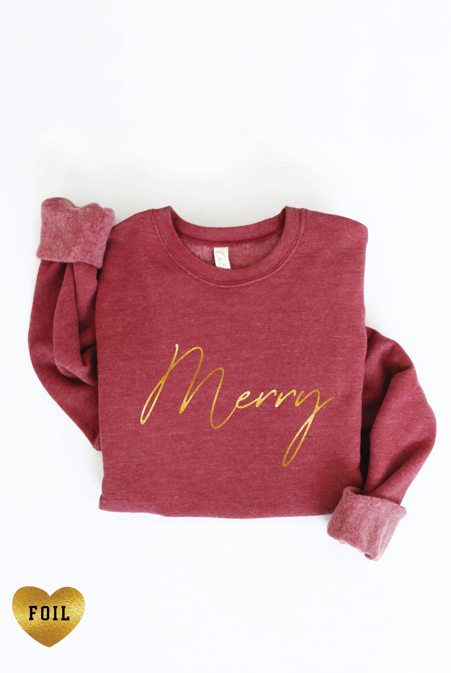 MERRY FOIL Graphic Sweatshirt