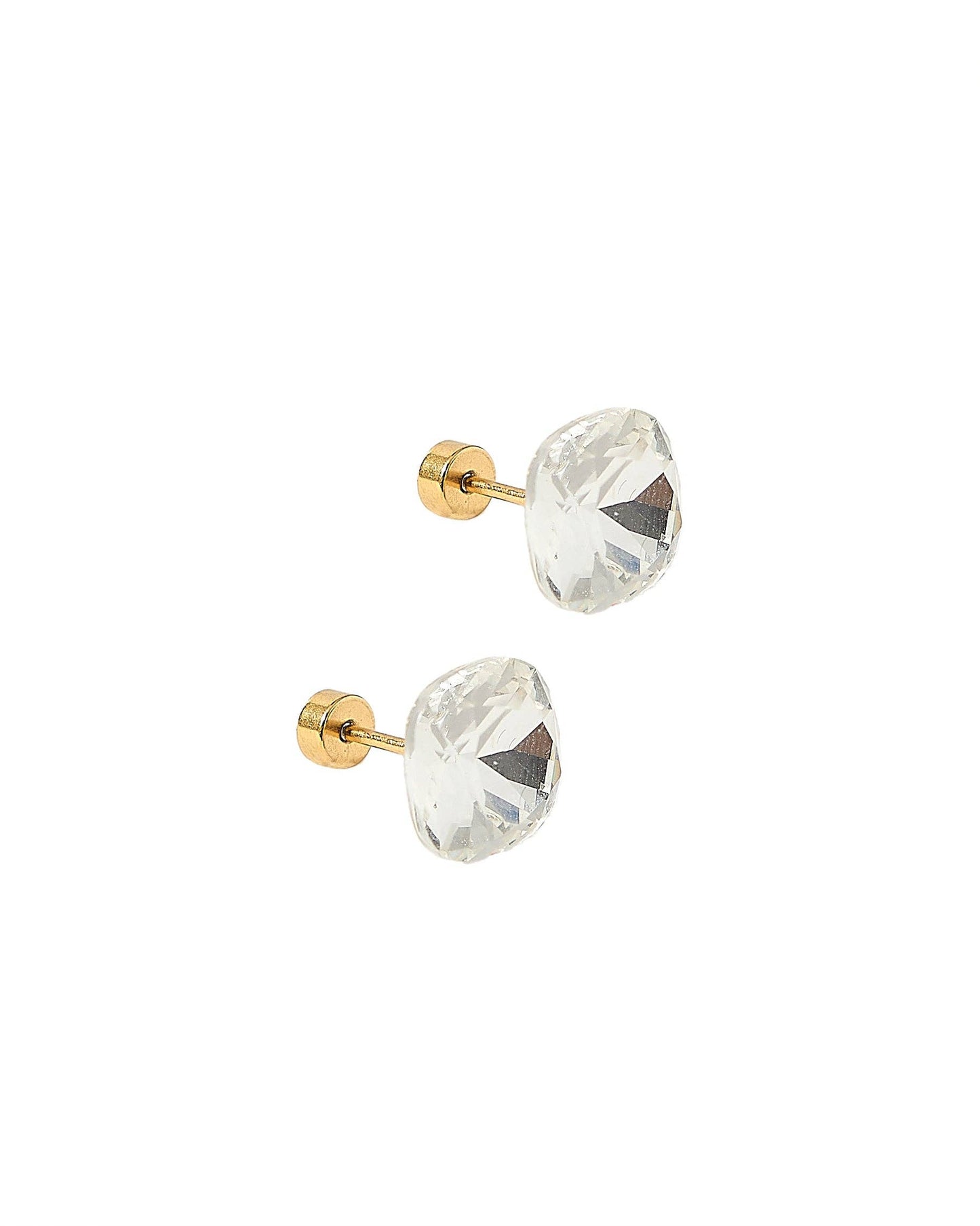 Screwback Stud Earrings Lux - Kit Clear