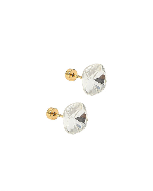 Screwback Stud Earrings Lux - Kit Clear