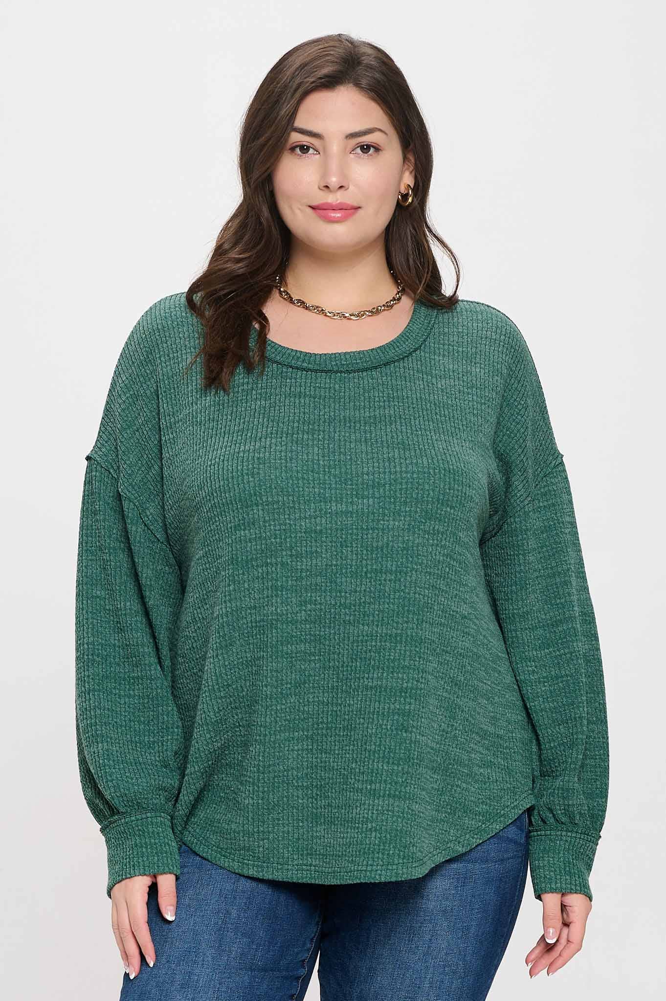 LONG SLEEVE SWEATER TOP