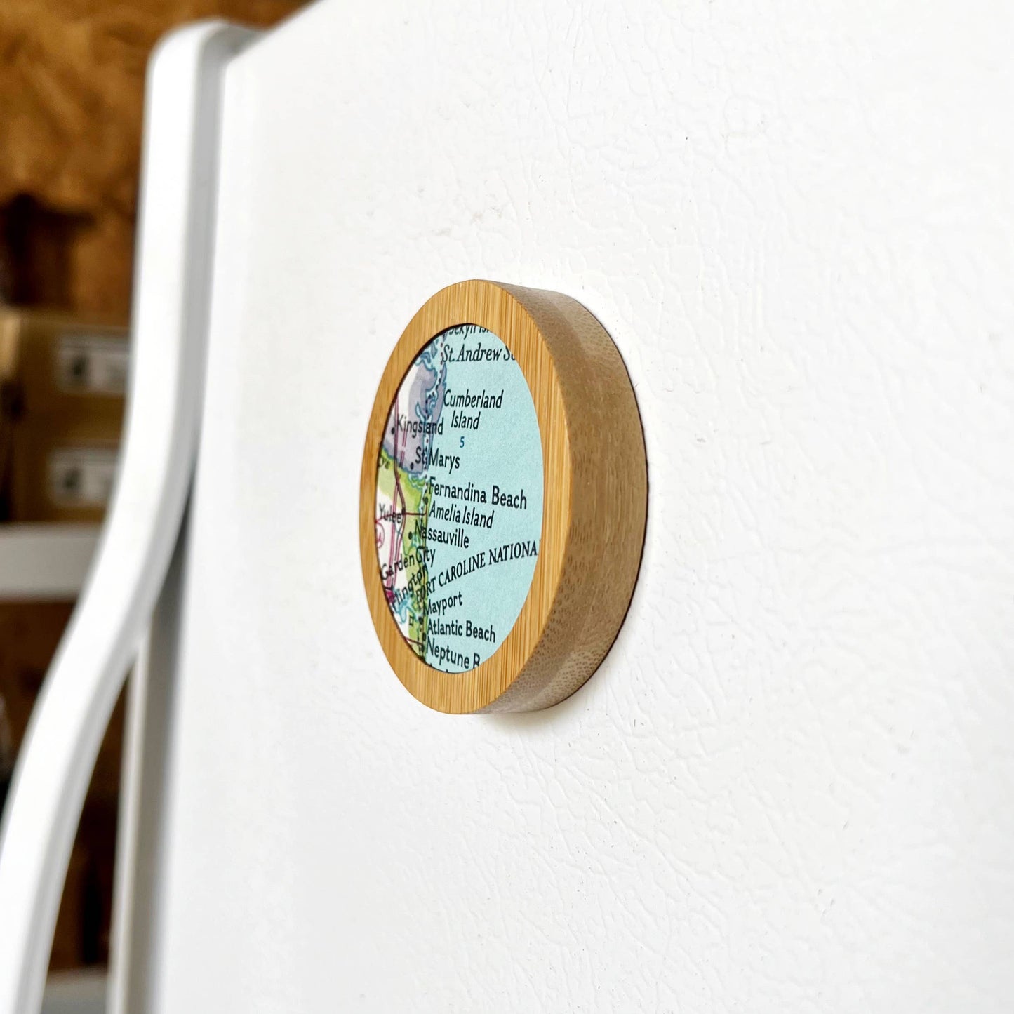 Custom Map Magnetic Bottle Opener Beer Opener