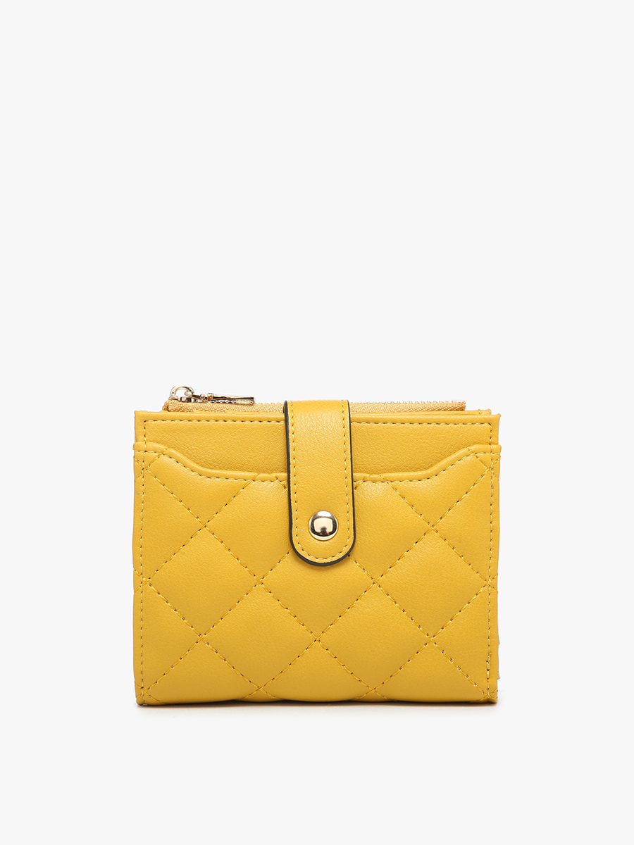 WL2228 Melody Quilted Zip Top Wallet