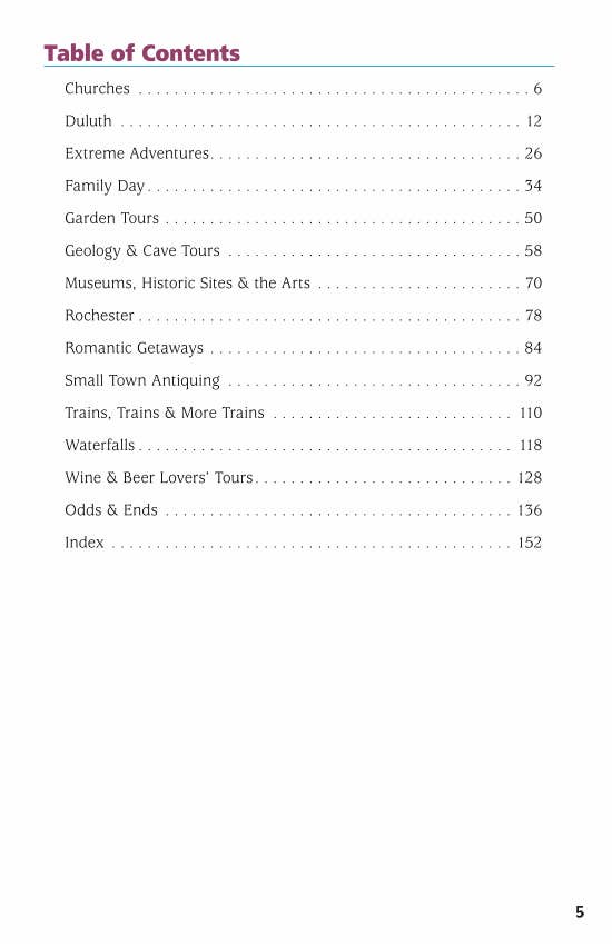 Minnesota Day Trips by Theme, 3rd Ed