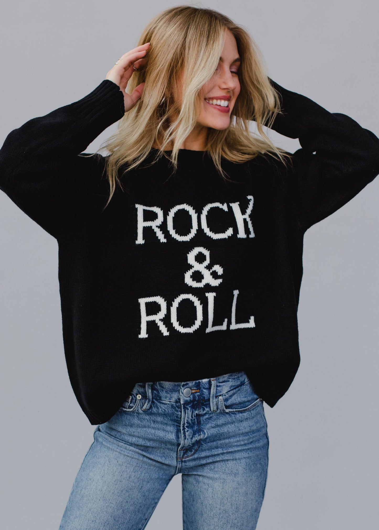 Black Rock & Roll Sweater