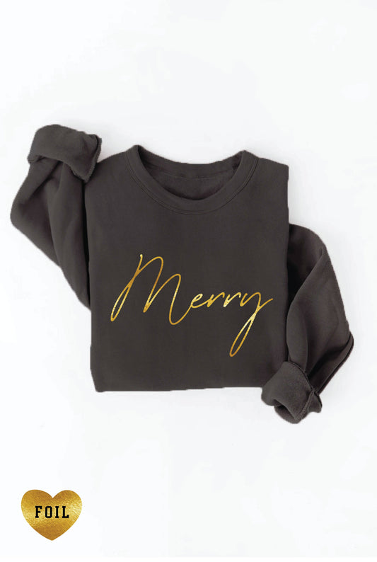 MERRY FOIL Graphic Sweatshirt